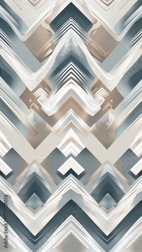 Soft zigzag pattern background in white pattern background