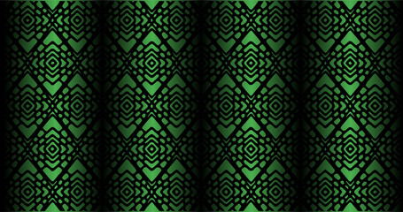 Acrylglasbilder Muster nach Farbe Geometrisches nahtloses Muster im Retrostil  © Iron mystogan 