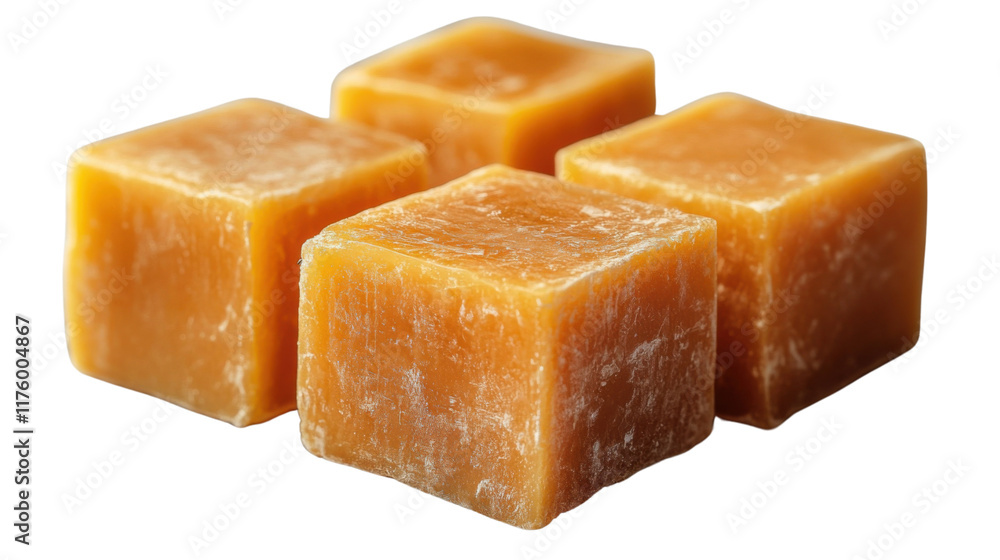 brown sugar cubes isolated on white background brown sugar cubes isolated on white background