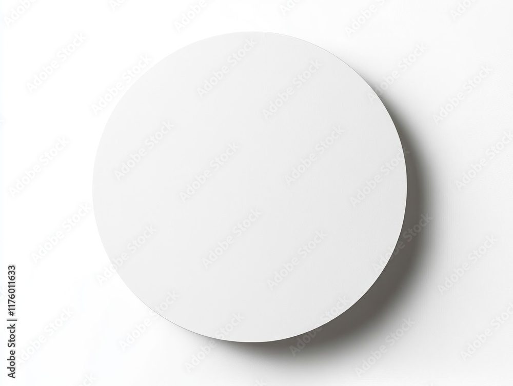 Blank white circle, round shape, isolated on white background, minimalist design, simple, clean, mockup. Blank white circle, round shape, isolated on white background, minimalist design, simple, clean, mockup.