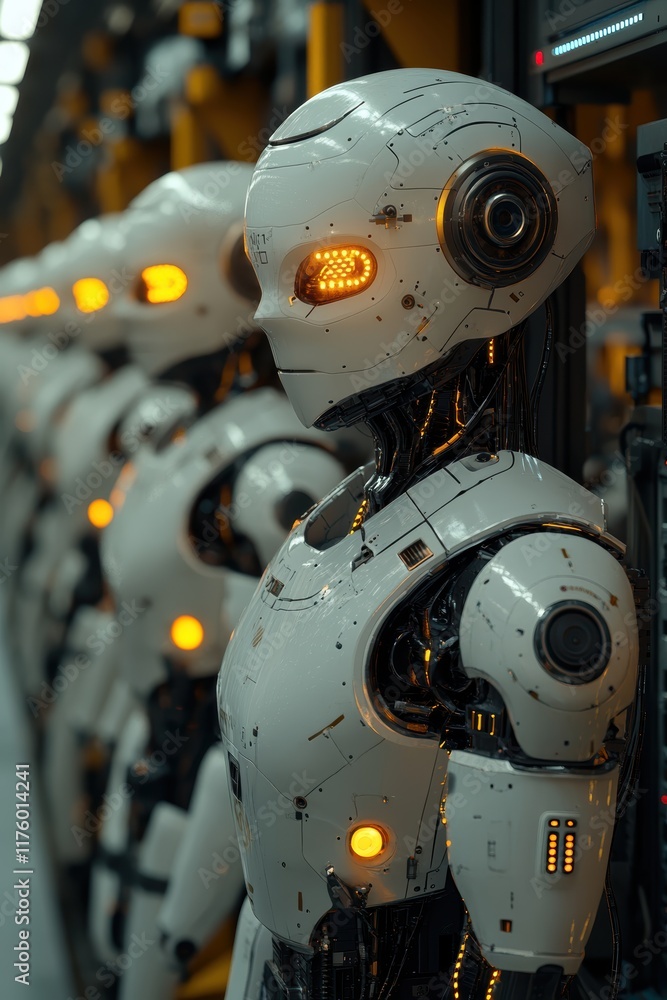 Innovative humanoid robots enhance factory production line efficiency with precision tasks