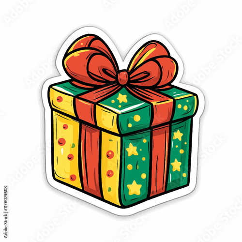 vektor Illustration aus dem Package Gesellschaft, Weihnachten und Sticker