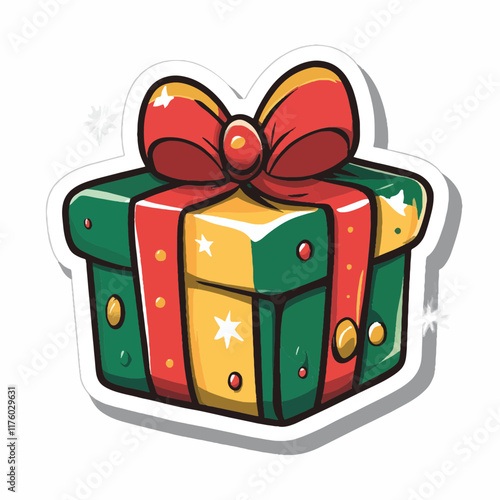vektor Illustration aus dem Package Gesellschaft, Weihnachten und Sticker