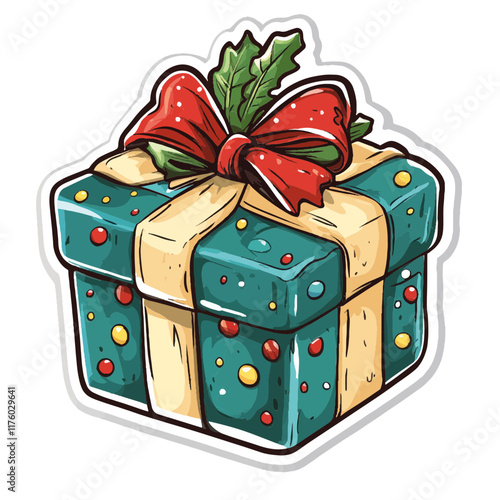 vektor Illustration aus dem Package Gesellschaft, Weihnachten und Sticker