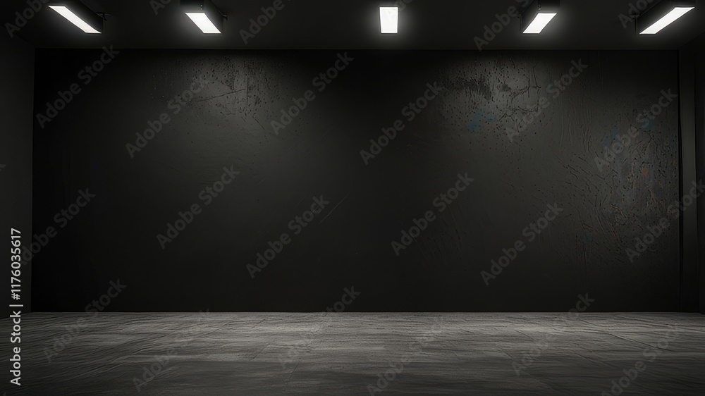 interior of a room with a chair with black studio decor interior of a room with a chair with black studio decor