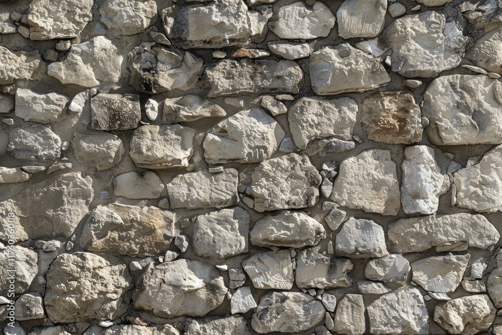 Photo of Old grey antique cobble stone wall. Background texture for backdrops or mapping Photo of Old grey antique cobble stone wall. Background texture for backdrops or mapping