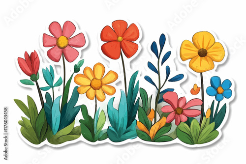 Vektorisiert aus dem Package: Natur, Sticker, Freizeit, Urlaub, Landschaften