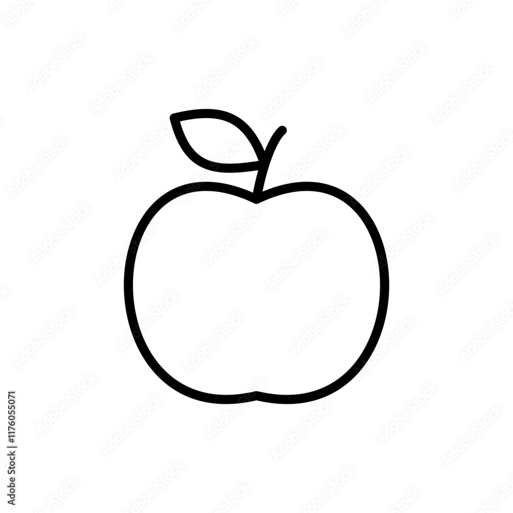Apple icon vector. Apple sign and symbols for web design. Apple icon vector. Apple sign and symbols for web design.
