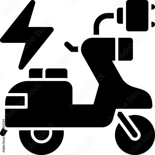 Electric Scooter Icon