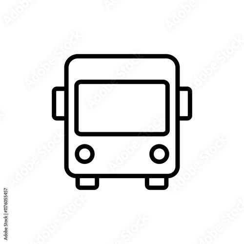 Bus icon vector. bus sign and symbol