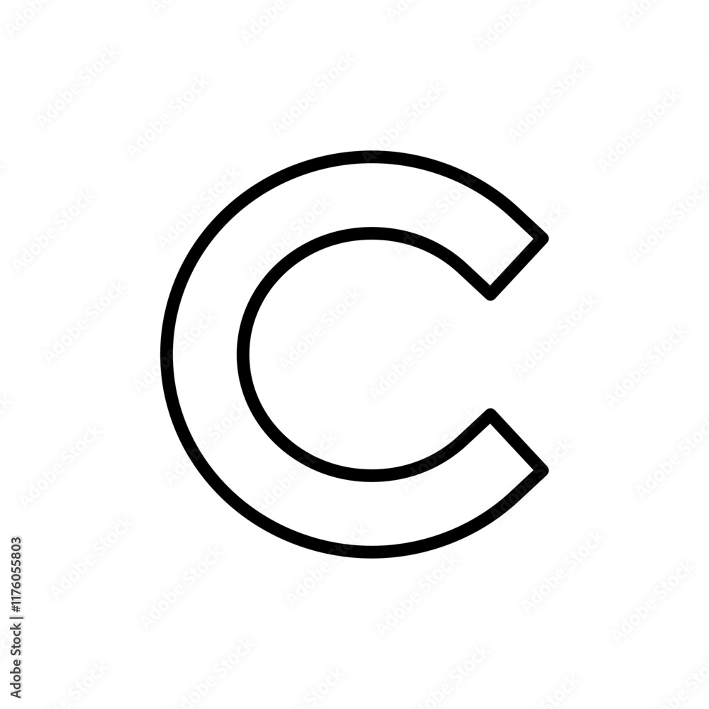 Copyright icon vector. copyright sign and symbol Copyright icon vector. copyright sign and symbol