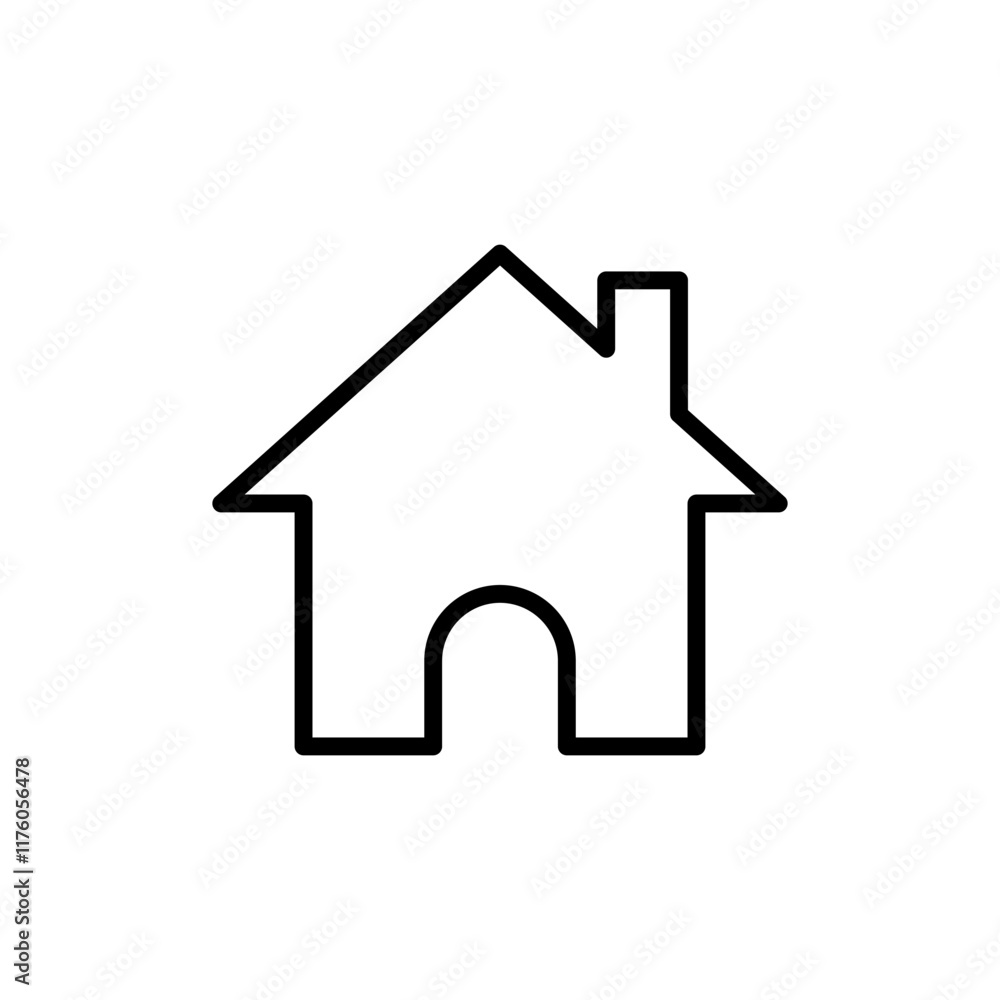 House icon vector. Home sign and symbol House icon vector. Home sign and symbol