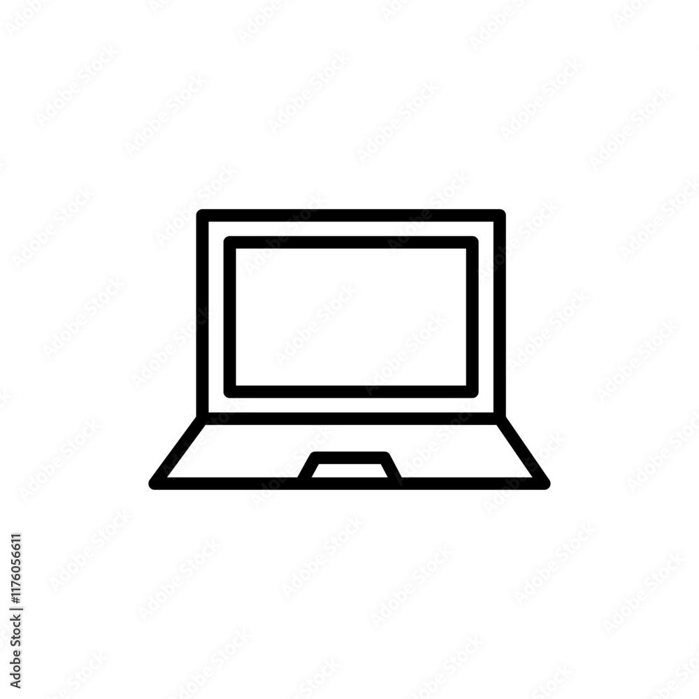 Laptop icon vector. computer sign and symbol Laptop icon vector. computer sign and symbol