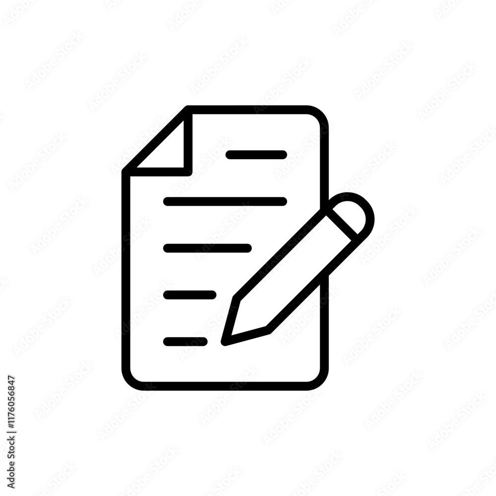 Note icon vector. notepad sign and symbol Note icon vector. notepad sign and symbol