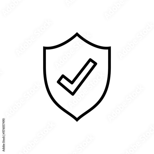 Free Download Shield check mark icon vector. Protection approve sign. Insurance icon - GFXLoad