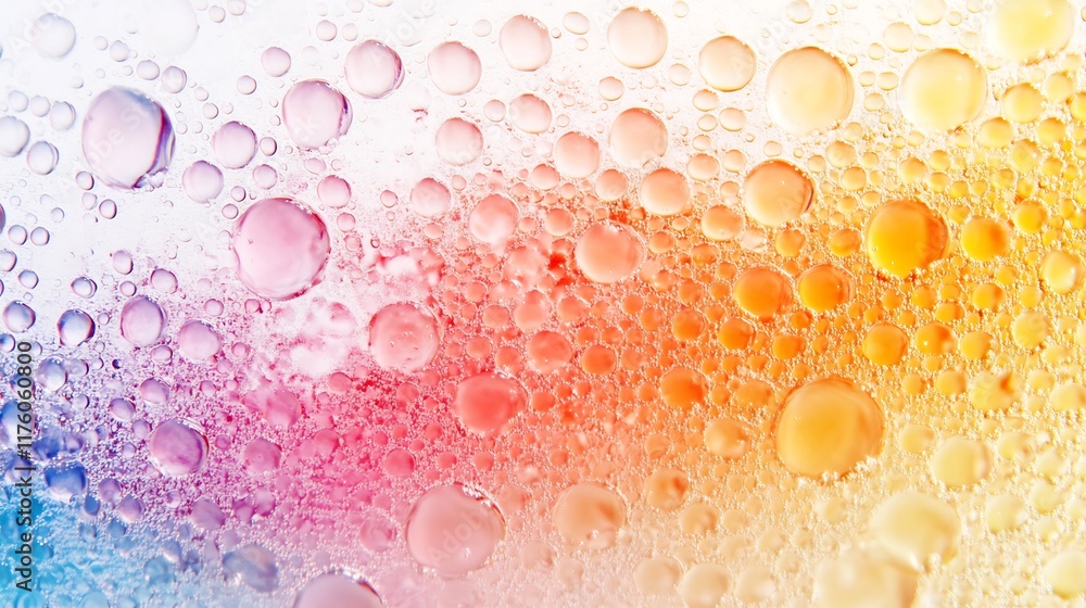 Abstract Rainbow Oil Bubbles Macro Photography Abstract Rainbow Oil Bubbles Macro Photography