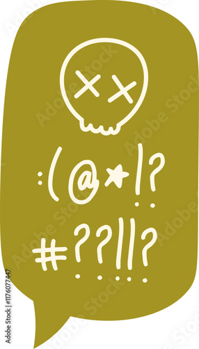 Angry Symbols Speech Bubble
