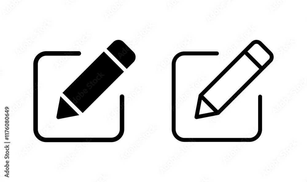 Edit icon logo design. edit document sign and symbol. edit text icon. pencil. sign up Edit icon logo design. edit document sign and symbol. edit text icon. pencil. sign up