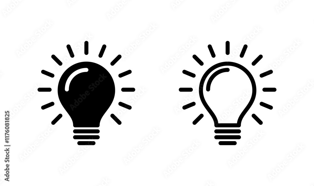Lamp icon logo design. Light bulb sign and symbol. idea symbol. Lamp icon logo design. Light bulb sign and symbol. idea symbol.