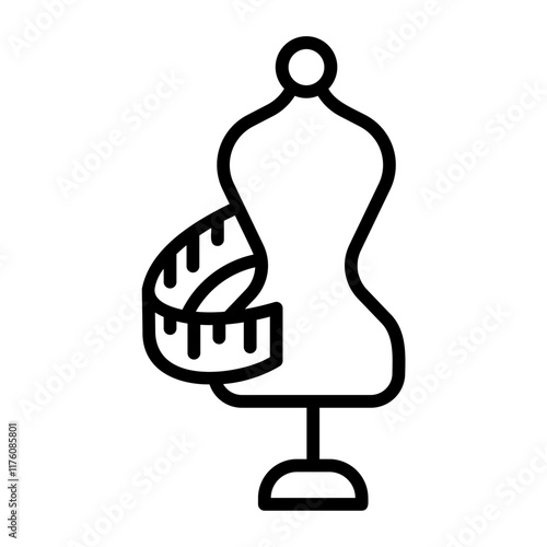 dressmaker Line Icon