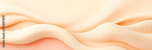 Abstract waves with matte textures creating an elegant product-friendly design