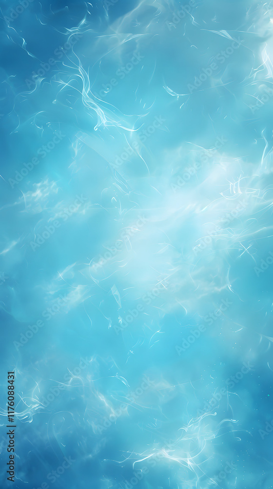 Fototapeta premium Abstract Swirling Light Blue Pattern