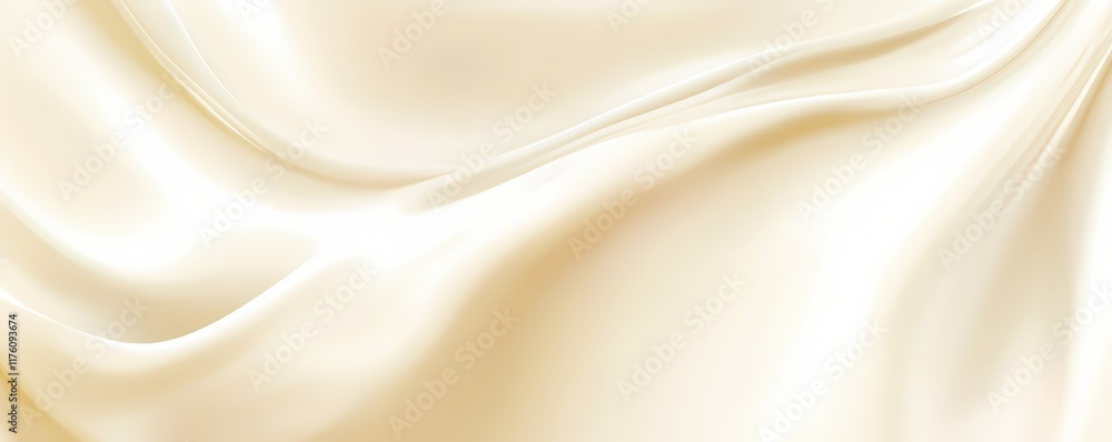 Fototapeta premium Warm Cream Wallpaper and Soft Light Background