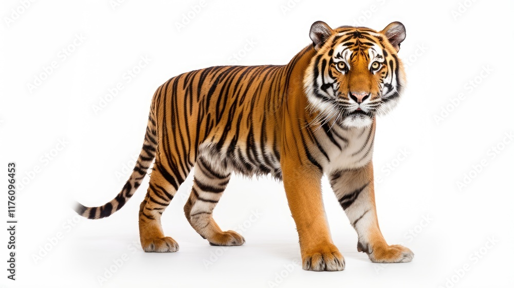 Obraz premium Tiger portraits exude power and grace in the wild.