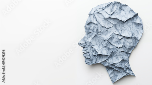 Profile Silhouette Representing Mental Health