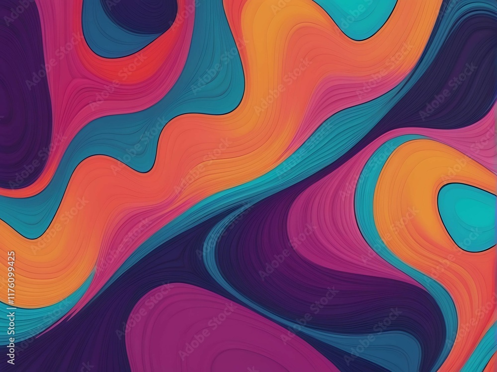 Obraz premium abstract multi color background 