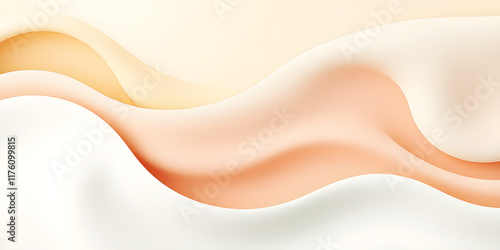 Abstract waves with matte textures creating an elegant product-friendly design