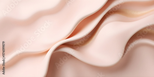 Abstract waves with matte textures creating an elegant product-friendly design