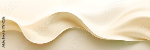 Abstract waves with matte textures creating an elegant product-friendly design