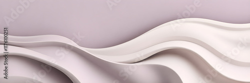 Abstract waves with matte textures creating an elegant product-friendly design