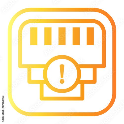 ethernet Line Gradient Icon
