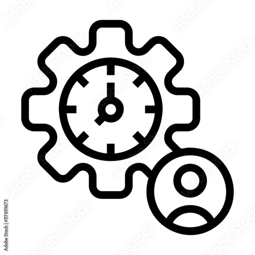 time management Line Icon