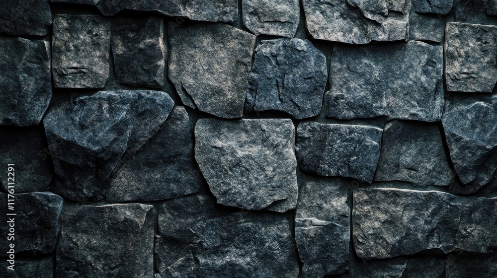 Rugged and elegant dark slate stone wall texture, ideal for modern architecture, with a clean, sophisticated finish. Rugged and elegant dark slate stone wall texture, ideal for modern architecture, with a clean, sophisticated finish.