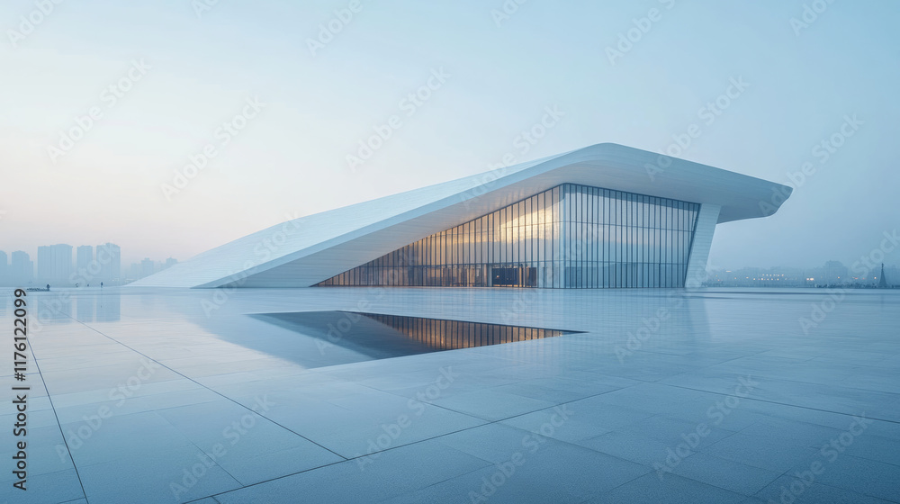 Fototapeta premium Modern Urban Architecture Square
