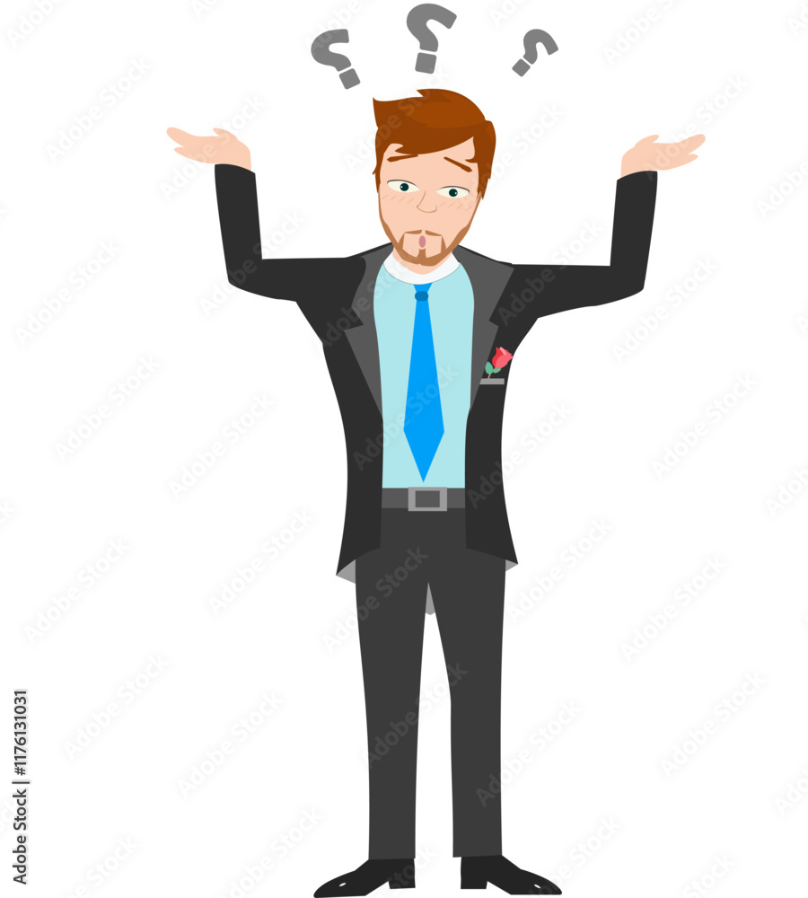 cartoon illustration of man wearing casual suit, cartoon character of man in formal dress cartoon illustration of man wearing casual suit, cartoon character of man in formal dress