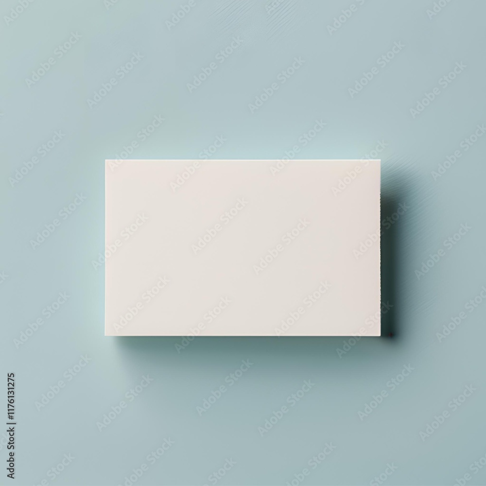 Blank business card on light blue background. Blank business card on light blue background.