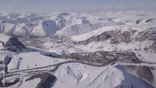 Drone Mine Russie hiver