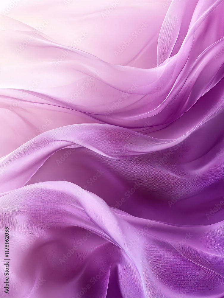 Obraz premium Abstract flowing purple fabric.