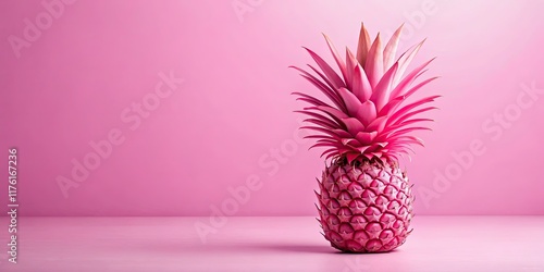 Pastel Pink Pineapple Surreal Photography, Dreamy Pink Fruit,  Pink Food Photography,  Abstract Pineapple