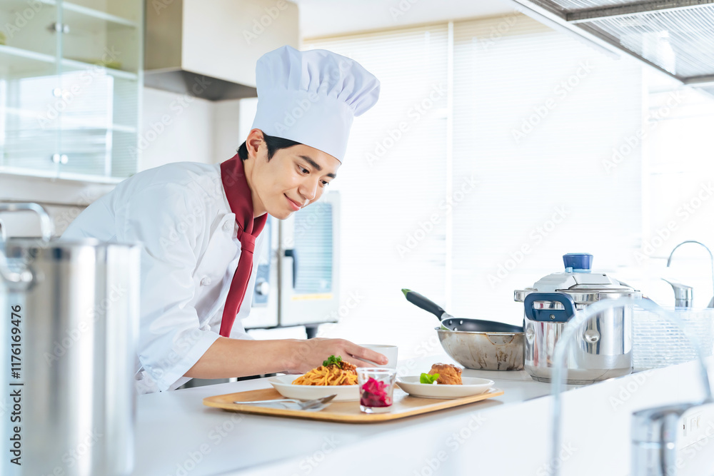 chef, kitchen, man, cooking, cook, lunch, restaurant, plate, set meal, italian, pasta, eatery, cafe, smile, japanese, asian, work, workplace, part-time job, family restaurant, set, spaghetti, white co chef, kitchen, man, cooking, cook, lunch, restaurant, plate, set meal, italian, pasta, eatery, cafe, smile, japanese, asian, work, workplace, part-time job, family restaurant, set, spaghetti, white co