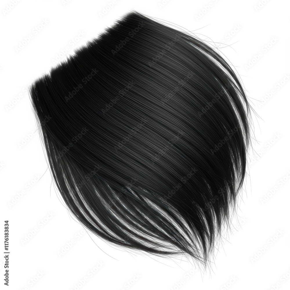 black hair for photoshop brush