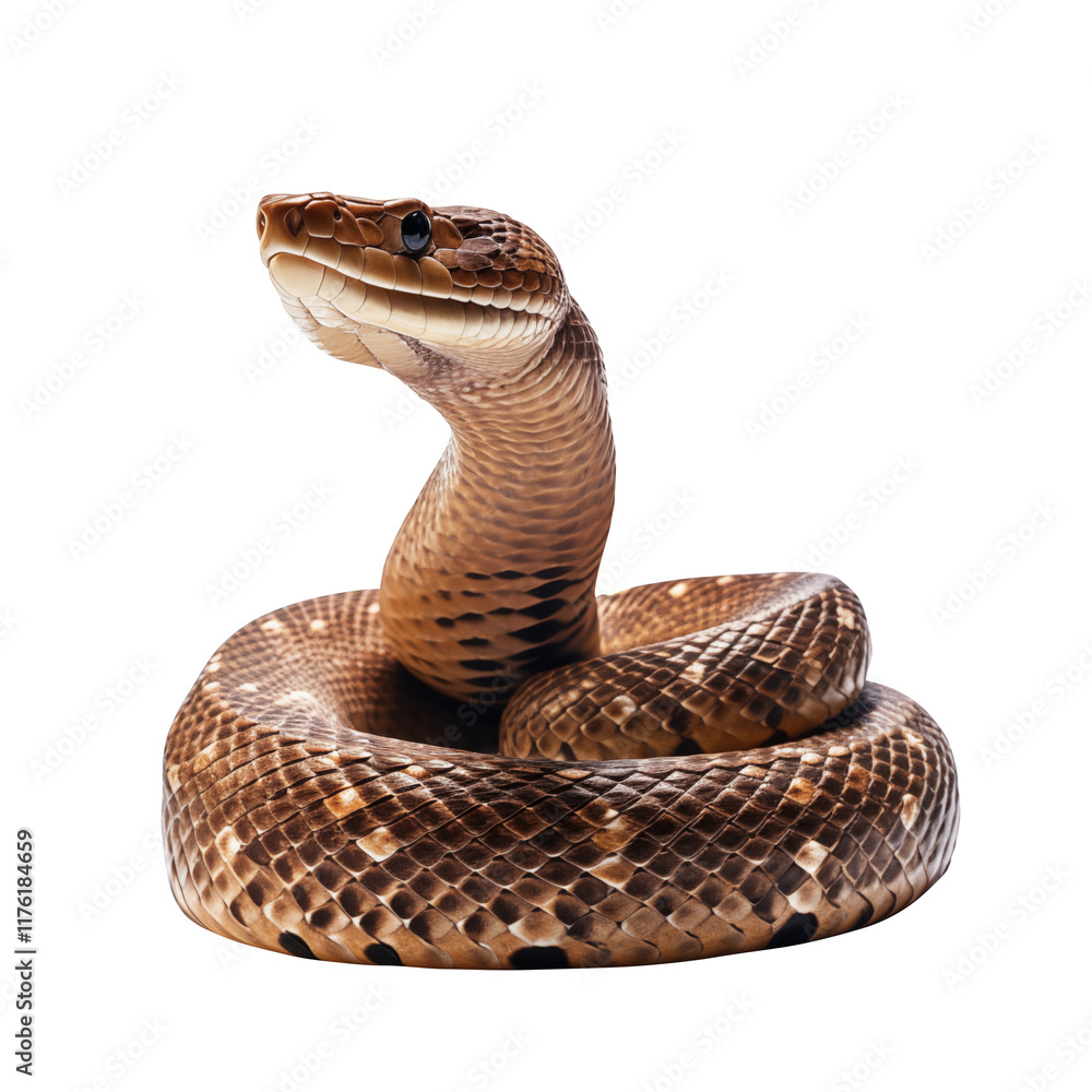 Fototapeta premium snake on transparent background