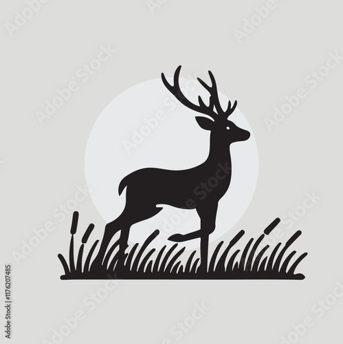 Whitetail deer vector