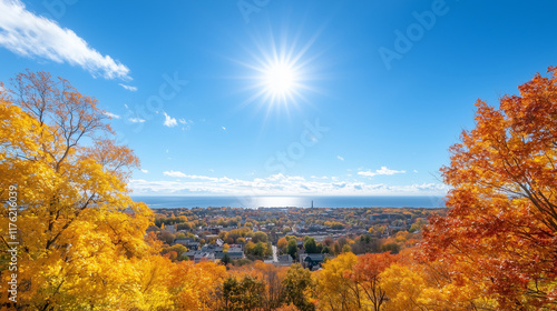 Autumnal Vista: Panoramic v...
