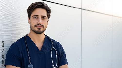 Confident Doctor: A young, ...