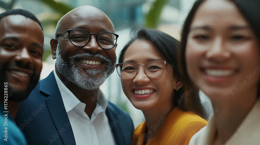 Multiethnic business people working together in the office Multiethnic business people working together in the office